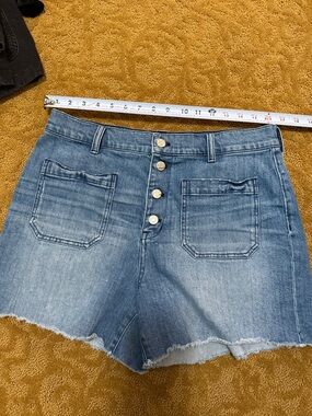 Madewell denim button fly shorts - size 31 NWOT